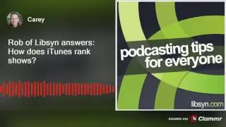 Get your podcast to the top of iTunes - there's only ONE way to do it, from Rob Walch of Libsyn