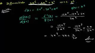 Quick way to find derivative of one function with respect to Other function - Derivative Calculus 3