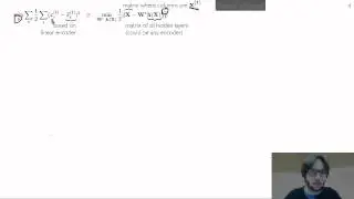 Neural networks [6.4] : Autoencoder - linear autoencoder