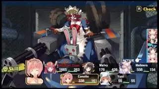 Dungeon Travelers 2 - Maid Sensei boss battle
