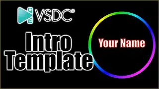 YouTube Intro Template In VSDC Free Video Editor