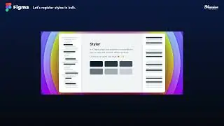 How to use Figma’s “Styler” plug-in