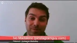 Hangout Pinterest + Instagram Marketing - Entrevista E-GOI com Ivo Madaleno
