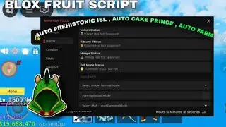 [UPDATE 24] BLOX FRUIT SCRIPT | Raito Hub | Auto Farm | Auto Prehistoric Island | Auto Cake Prince