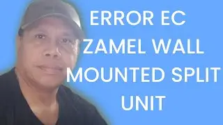ZAMIL wall mounted split ac Error EC.