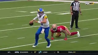 Matthew stafford is making Plays vs 49ers
