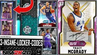3 *INSANE* FREE LOCKER CODES! FREE DIAMONDS & KOBE PACK! PINK DIAMOND T-MAC TTO BOARDS! (NBA 2K20)