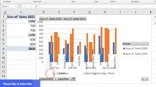 How to use pivot chart in Excel 2022 in Hindi | Introduction to Pivot Tables chart @DTechOfficial6