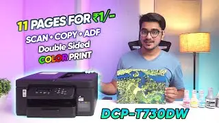 Best ALL-Feature Printer for Home? Brother DCP-T730DW Color INK TANK Printer Review!