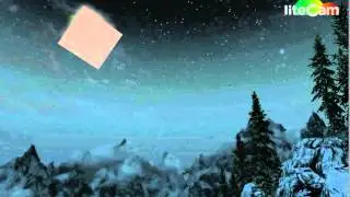 Moon out in snowy places