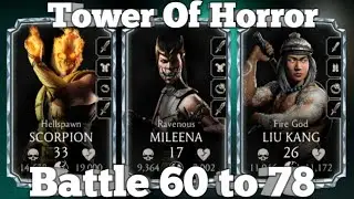 Tower Of Horror 60 to 78 | MK Mobile Tower Of Horror 2024