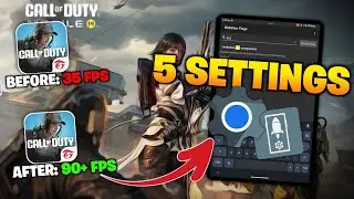 No More FPS DROP with these 5 SETTINGS to Improve CODM Performance using ANDROID SYSTEM WEBVIEW!