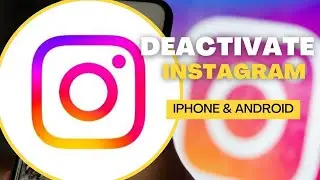 How to deactivate Instagram on Iphone and Android