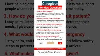 Top Caregiver Interview Questions and Answers to Get Hired Fast