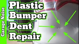 How to repair a dent in your plastic bumper.