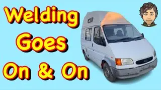 Ford Transit Camper Project ( Part 2 ) Contains Welding Action