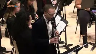 Clarinetist & Professor Wesley Ferreira in concert with McMaster University Band.