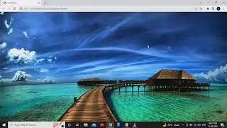 Set Background image in HTML using Notepad
