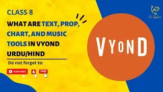 Vyond Animation Course: What are Text, Prop, Chart, and Music tools in Vyond Urdu/Hindi