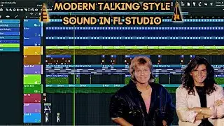 Modern Talking Style EuroDisco In Fl Studio | By Krital Adhikari | 2023