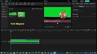 how to remove the green screen in capcut