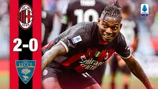 Leão's brace wins it | AC Milan 2-0 Lecce | Highlights Serie A