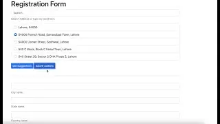 PHP Lecture 10.2.4 - How to auto-complete address fields in Urdu - Google geocoding api