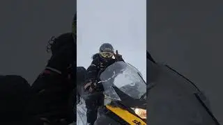 Crazy Mountain Conditions During March Blizzard at Palisades Tahoe #shorts