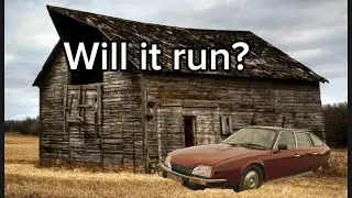 Citroën CX after 3 months of hibernation. Will it run?