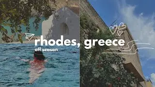 greece off season | traveling on a budget