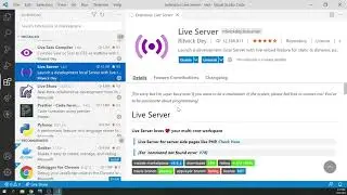 Best VSCODE Extension 2021 for development, live server, python, API