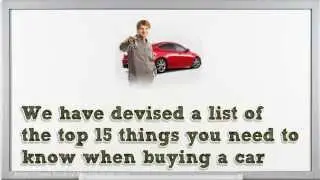 Top 15 Tips For Buying a New Car
