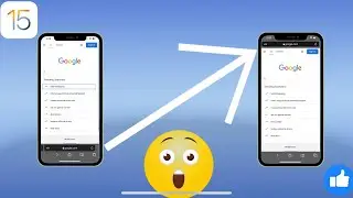 Move safari address bar to top ios15