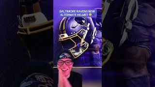 BALTIMORE RAVENS NEW ALTERNATE HELMET 🤩 
