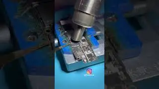 EASY Way for Removing Underfilled ICs #phonerepair #shorts
