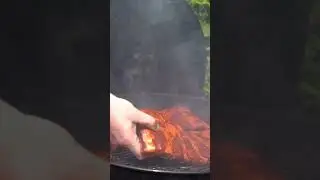 Beef Lion Ribs vom Kugelgrill #beef #beefribs #spareribs #shorts #fyp