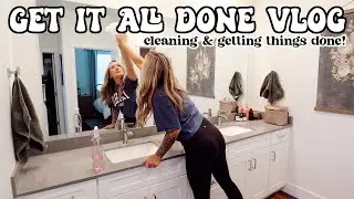 GET IT ALL DONE VLOG // cleaning and getting things done!