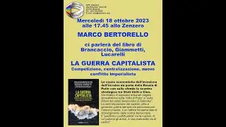 2023 10 18 Marco Bertorello presenta il libro 