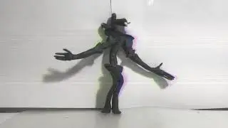 как слепить scp- 6789!! из пластилина под названием сиреноголовый))