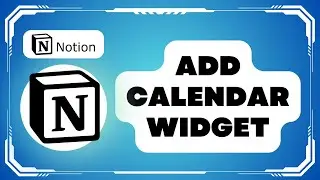 How To Add Calendar Widget In Notion !