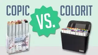 COPIC VS. COLORIT - Cheaper Alternative to Copics?