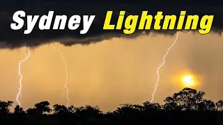 Australian Lightning - Sydney Storm Chasing - 24 January 2023