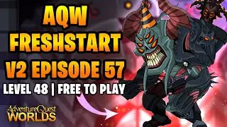 AQW Freshstart V2 F2P Episode 57 - I GOT NULGATH'S BIRTHDAY GIFT FARMING PET!  FREE TO PLAY PLAYER!