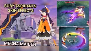 RUBY ASPIRANTS SKIN MECHA MAIDEN SKIN EFFECTS