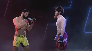 Khamzat Chimaev vs Shara Bullet - CPU vs CPU - UFC 5