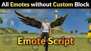 How To Make Emote Script In Craftland | Shah G Creator | Free Fire Craftland Script | Emote Script