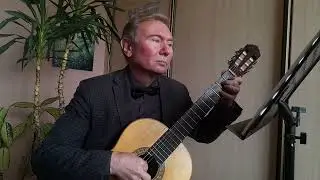 Николай Крюков. Белая, несмелая (из к/ф "Красные листья") на гитаре. Обработка Олега Копенкова