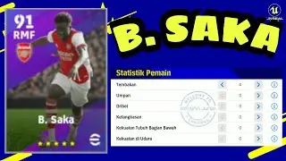 Racikan B. SAKA boost 94 & gaya main di tingkatkan standar player | eFootball2022