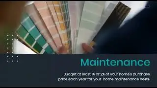 How much your house maintenance should cost.