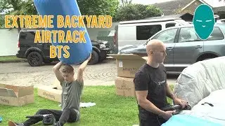Extreme Backyard Airtrack BTS | Damien Walters